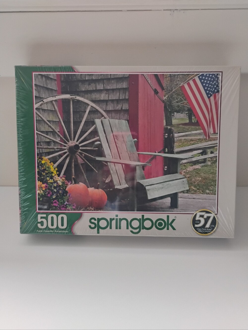 New Springbok 500 Piece Peaceful Place Puzzle Made In The USA Factory Sealed